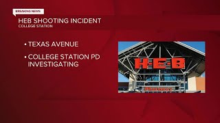 HEB SHOOTING INCIDENT IN COLLEGE STATION [upl. by Lombardy4]