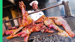 Kenyan MEAT TOUR in Nairobi BOILED COW HEAD amp Nyama Choma [upl. by Ayardna983]