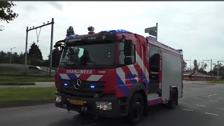 Brandweer Wormerveer TS 118036 en Politie met spoed naar een Ongeval N203 in Krommenie [upl. by Acsisnarf319]