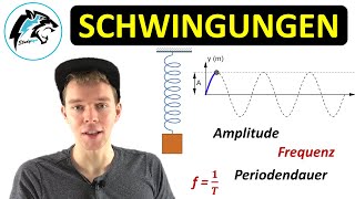 SCHWINGUNGEN – Kenngrößen amp Eigenschaften  Amplitude Frequenz Periodendauer [upl. by Nipha620]