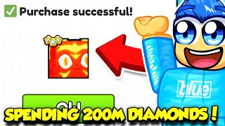 I Spent 200M DIAMONDS IN PET SIMULATOR 99 TO PREPARE FOR UPDATE [upl. by Aremahs]