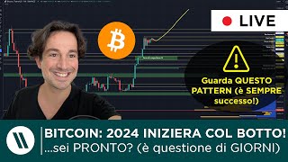 BITCOIN LANNO INIZIERA SUBITO COL BOTTO Sei PRONTO  CRYPTO PREVISIONI per il 2024 [upl. by Leah]