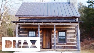 Impressive Log Home Blows Mark Bowe Away  Barnwood Builders [upl. by Namrehs839]