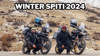 WINTER SPITI 2024 WITH HIMALAYAN 450 AND HIMALAYAN 411  TRAILER  SUNNYHASPLANS [upl. by Poirer]