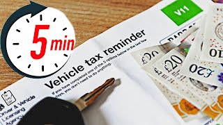 Tax Your Vehicle In 5 Mins  DVLA 🚗5️⃣ [upl. by Suciram909]