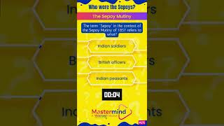 Who Were the Sepoys in the Sepoy Mutiny of 1857 mastermind IndianSoldiers 1857Rebellion [upl. by Huntley]