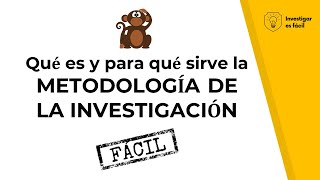 🤨🔎💡¿Qué es Metodología de investigación ¿Para qué sirve la Metodología CON EJEMPLOS ¡FÁCIL [upl. by Rellek]