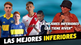 ¿QUIÉN tiene MEJORES JUVENILES ¿BOCA o RIVER [upl. by Atinar240]