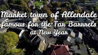 Allendale Town Famous For The Whiskey Tar Barrels Festival At New Year [upl. by Mariken709]