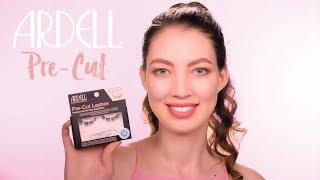 ARDELL  How to Apply the PreCut Lashes [upl. by Elyrpa]