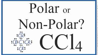 Is CCl4 Polar or Nonpolar Carbon Tetrachloride [upl. by Lertnek]