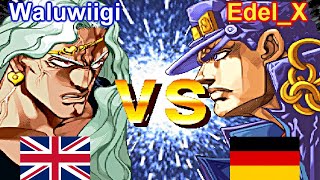 JoJos Bizarre Adventure  Waluwiigi vs EdelX [upl. by Lamar]