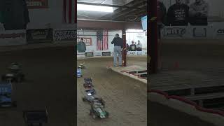 RC Sprint Cars at the Factory RC Raceway rcracing [upl. by Kcirrag]