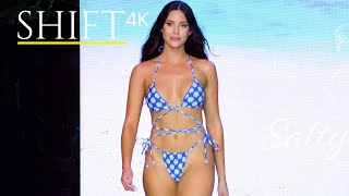 SALTY BOTTOM BIKINIS 4K  a bikini fashion show filmed in Miami Florida during Swim Week [upl. by Norted]