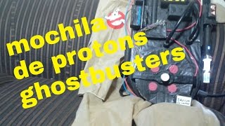 REVIEWMOCHILA DE PROTONS CAÇAFANTASMAS GHOSTBUSTERS PROTON PACK [upl. by Ahtaela217]