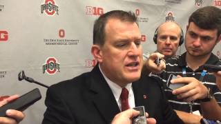 Ed Warinner on Braxton Miller and offense aftef WMU [upl. by Krishnah]