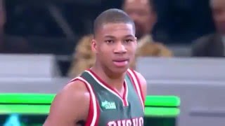 Giannis Antetokounmpo  2015 NBA Slam Dunk Contest [upl. by Fidelia456]