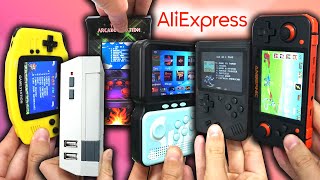 He comprado 6 CONSOLAS RETRO BARATAS en AliExpress y son así [upl. by Lucchesi6]