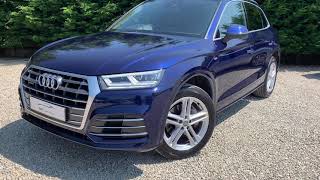 2017 Audi Q5 S Line in Navarra Blue [upl. by Ecinehs]