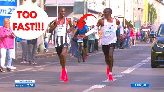 INSANE Marathon PACER Couldnt KEEP UP Eliud Kipchoge [upl. by Katerine]