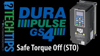 STO Safe Torque Off on the GS4 Variable Frequency Drive VFD [upl. by Eleen875]