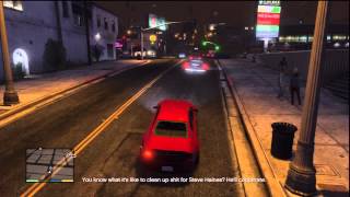 Grand Theft Auto V Gameplay Tailing a FIB Janitor [upl. by Rip]