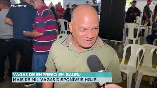 Vaga de emprego em Bauru Mais de mil vagas de empregos em Bauru [upl. by Radburn]