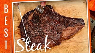 NEW VIDEO  HOW TO COOK A PERFECT STEAK  IN THE OVEN AND PAN SEARED ON THE STOVE [upl. by Neelrak199]