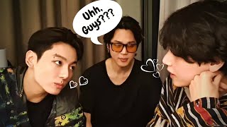 ENG SUBS Jimin EXPOSING Taekook in VMINKOOK Vlive Taekook Moments [upl. by Idurt235]