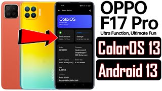 oppo f17 coloros 13 new update  oppo f17 pro new update  humble tech [upl. by Eikcid952]