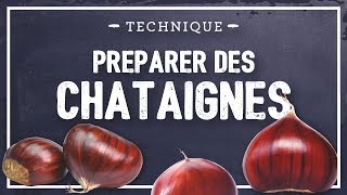 Comment préparer des châtaignes [upl. by Calhoun]