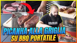 Picanha alla Griglia su Barbecue portatile  Lotus Grill Ricette Grigliare Duro [upl. by Ashla]