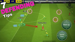 7 Defending Tips  eFootball Pes 2024 Mobile  Basic  Pro Tips For Defending [upl. by Lovett]