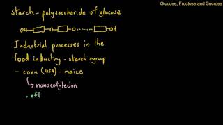 Saccharides  The Industrial Production of Glucose and Fructose 1 [upl. by Yolande]