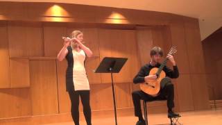 Liebermann  Sonata for Flute and Guitar Op 25 [upl. by Eussoj]