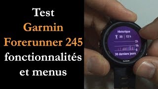 Test Garmin Forerunner 245  245 Music  montre GPS running parfaite [upl. by Fatima]