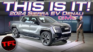 WORLD DEBUT Is the Allnew GMC Sierra EV Denali the BEST Electric Truck Yet Heres the Full Tour [upl. by Enilegnave]