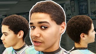 BACK TO SCHOOL HAIRCUT Low Taper Baby Fro Tutorial [upl. by Philip]