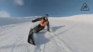 Passo Tonale Carving with shamansnowboardpl TEAM [upl. by Niawat524]