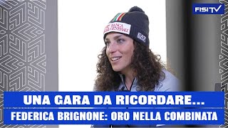 Una gara da ricordareFederica Brignone medaglia d’oro in combinata ai Mondiali 2023  FISI TV [upl. by Letnom]