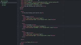 Twoway data binding with Vanilla JS [upl. by Goldner]