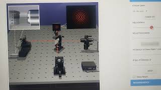 Michelsons Interferometer Refractive index of glass plate [upl. by Ibmat930]