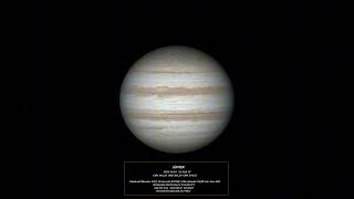 Jupiter astrophotography takahashi mewlon 250 ZWO Cámara ASI 678 MC Color [upl. by Wylen]