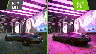 Cyberpunk 2077  Ray Tracing ON vs OFF  Comparison [upl. by Siberson]