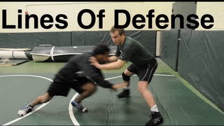 Lines Of Takedown Defense Basic Wrestling and BJJ Moves and Technique For Beginners [upl. by Erdrich]