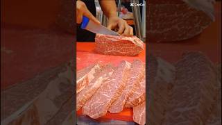 beef mygyu topside cut steak youtubeshorts viralvideo hv food [upl. by Arnon167]