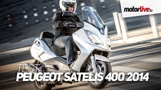 TEST  PEUGEOT SATELIS 400  Le concentré de maxi [upl. by Willett]