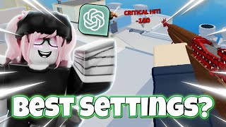 Arsenal But ChatGPT Gives Me the Best Settings  ROBLOX ARSENAL [upl. by Kaz]