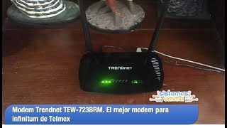 Modem Router TEW723BRM  El mejor modem para Infinitum de Telmex [upl. by Henrieta]