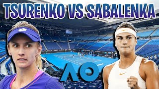 Lesia Tsurenko vs Aryna Sabalenka Australian Open Third Round [upl. by Kabab]